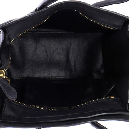 Luggage Bag Smooth Leather Micro