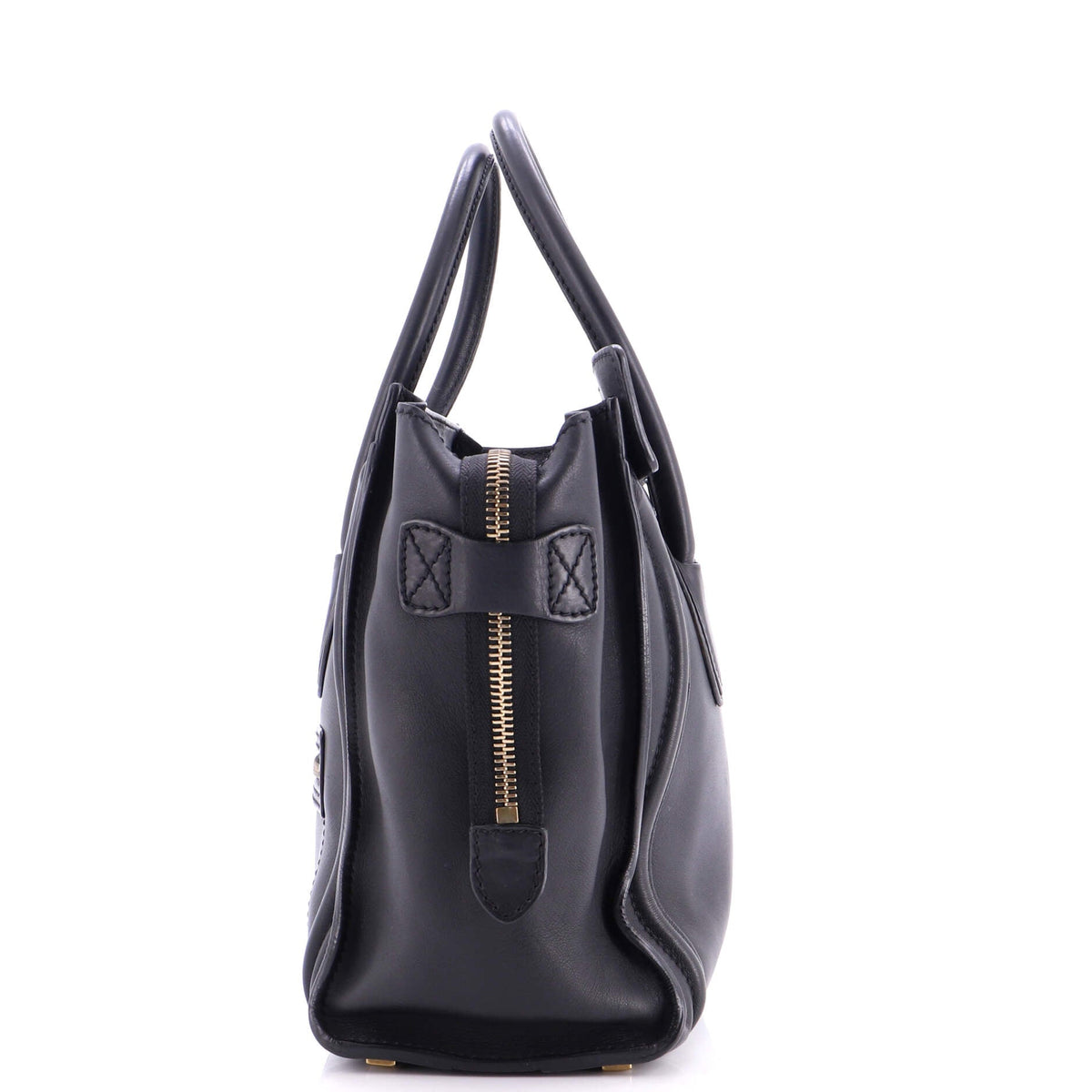 Luggage Bag Smooth Leather Micro