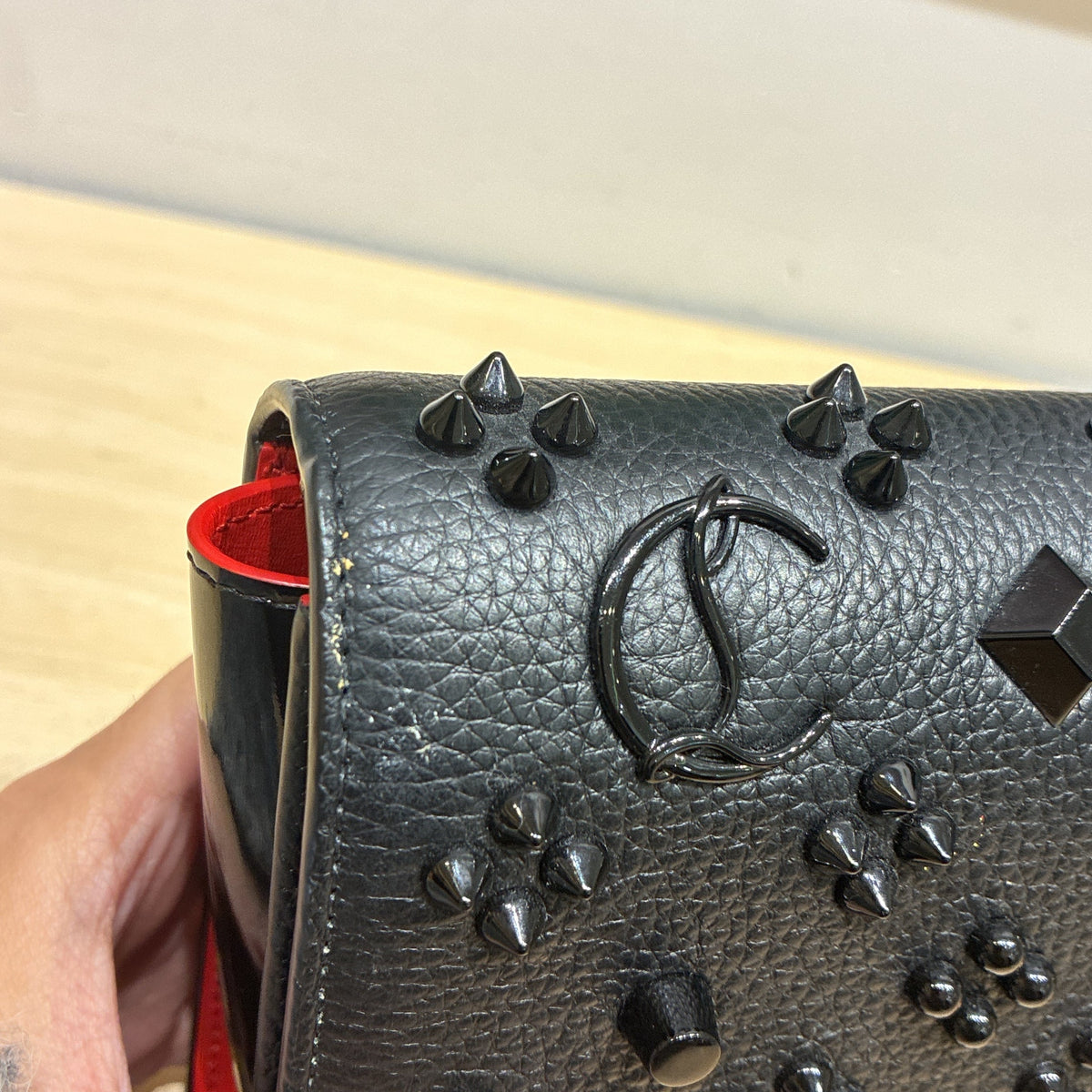 Paloma Clutch Embellished Leather Small