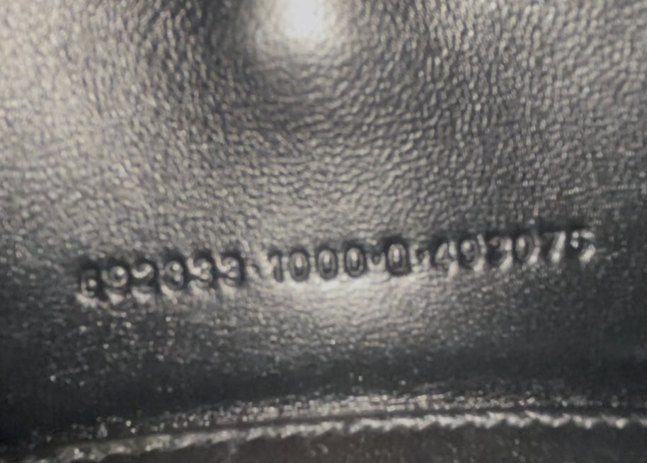 Hourglass Top Handle Bag Crocodile Embossed Leather XS