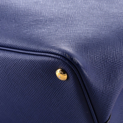 Cuir Double Tote Saffiano Leather Medium