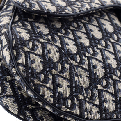 Saddle Handbag with Strap Oblique Canvas Medium