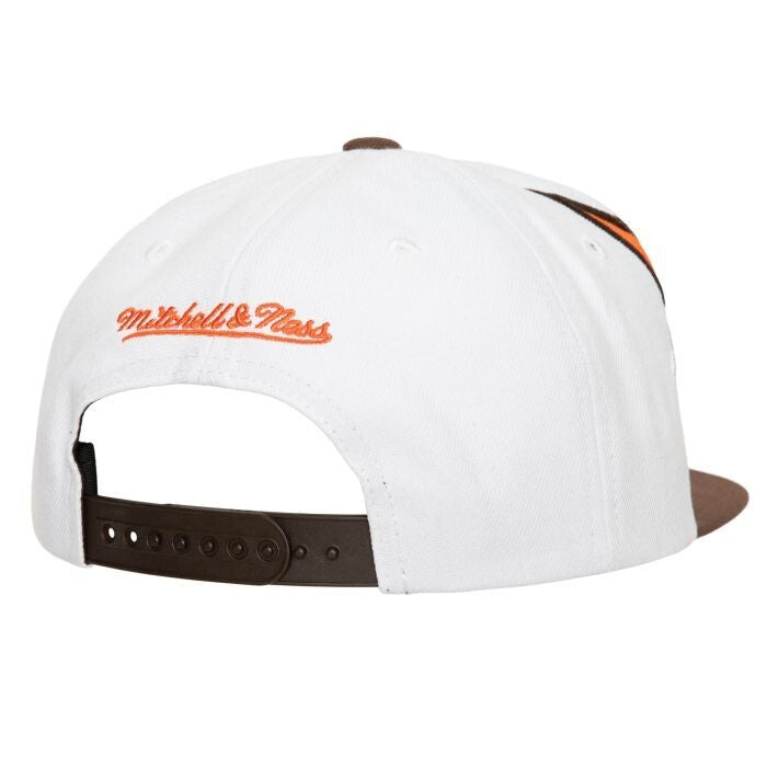 Men's Mitchell & Ness MLB Waverunner Snapback Coop Padres - White