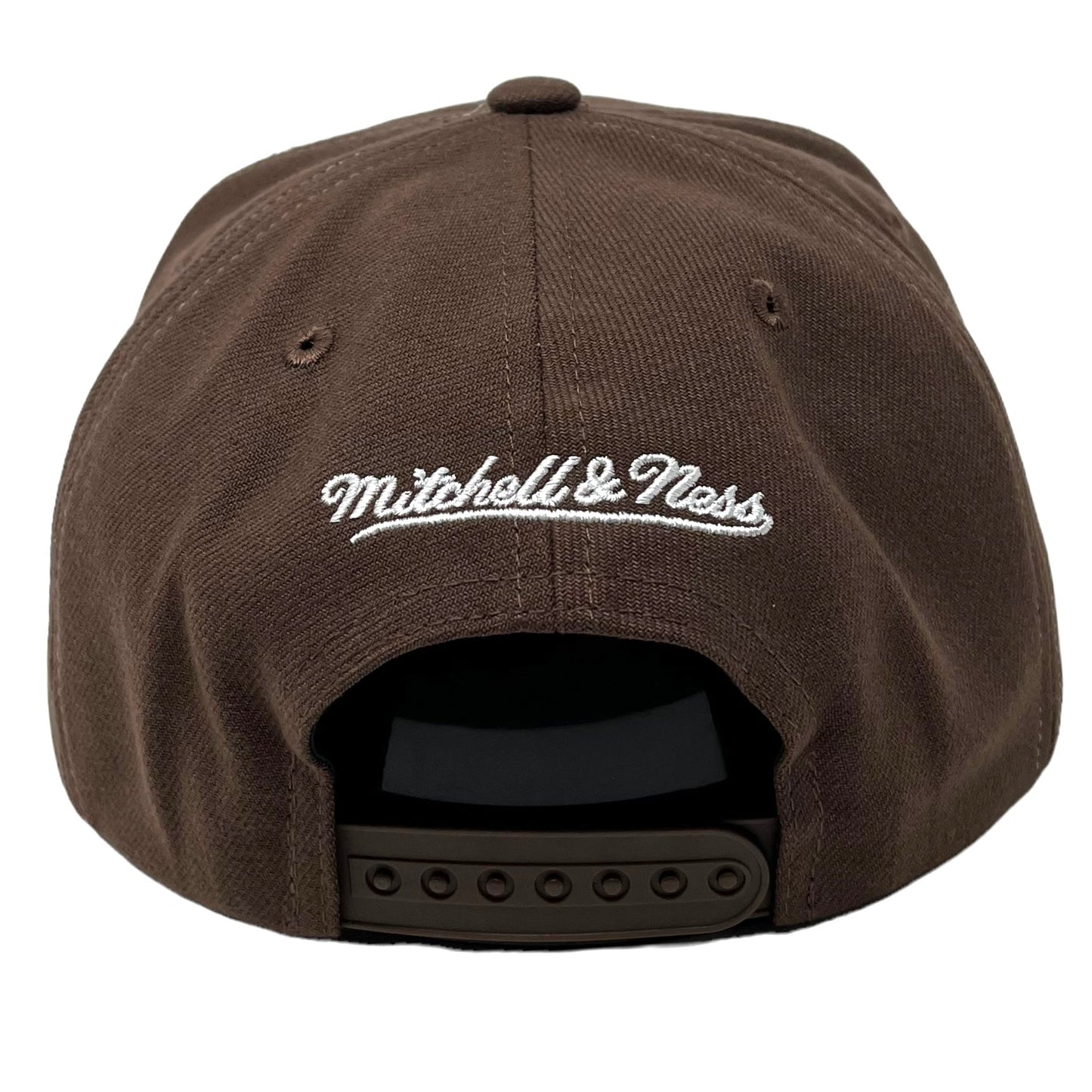 Men's Mitchell & Ness MLB Big Text 1 Snapback Coop Padres - Brown