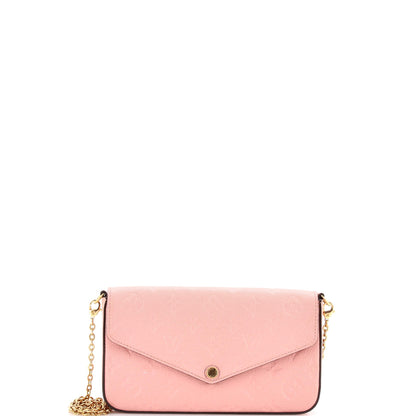 Felicie Pochette Monogram Empreinte Leather