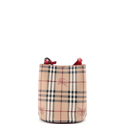 Lorne Bucket Bag Haymarket Coated Canvas Small
