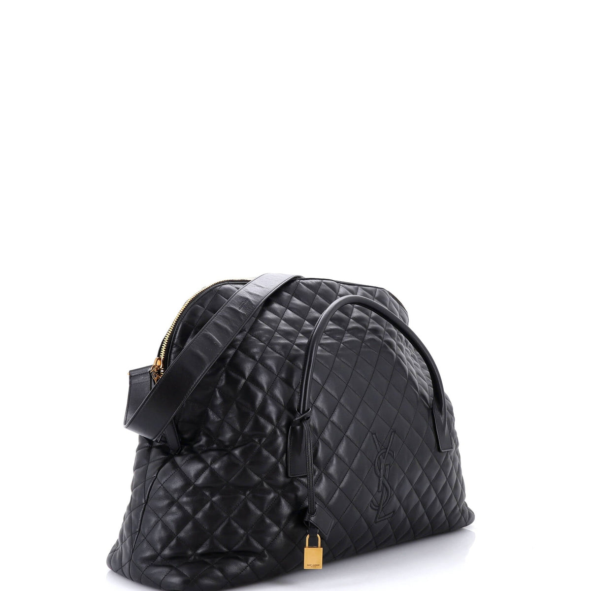 ES Giant Travel Bag Quilted Leather