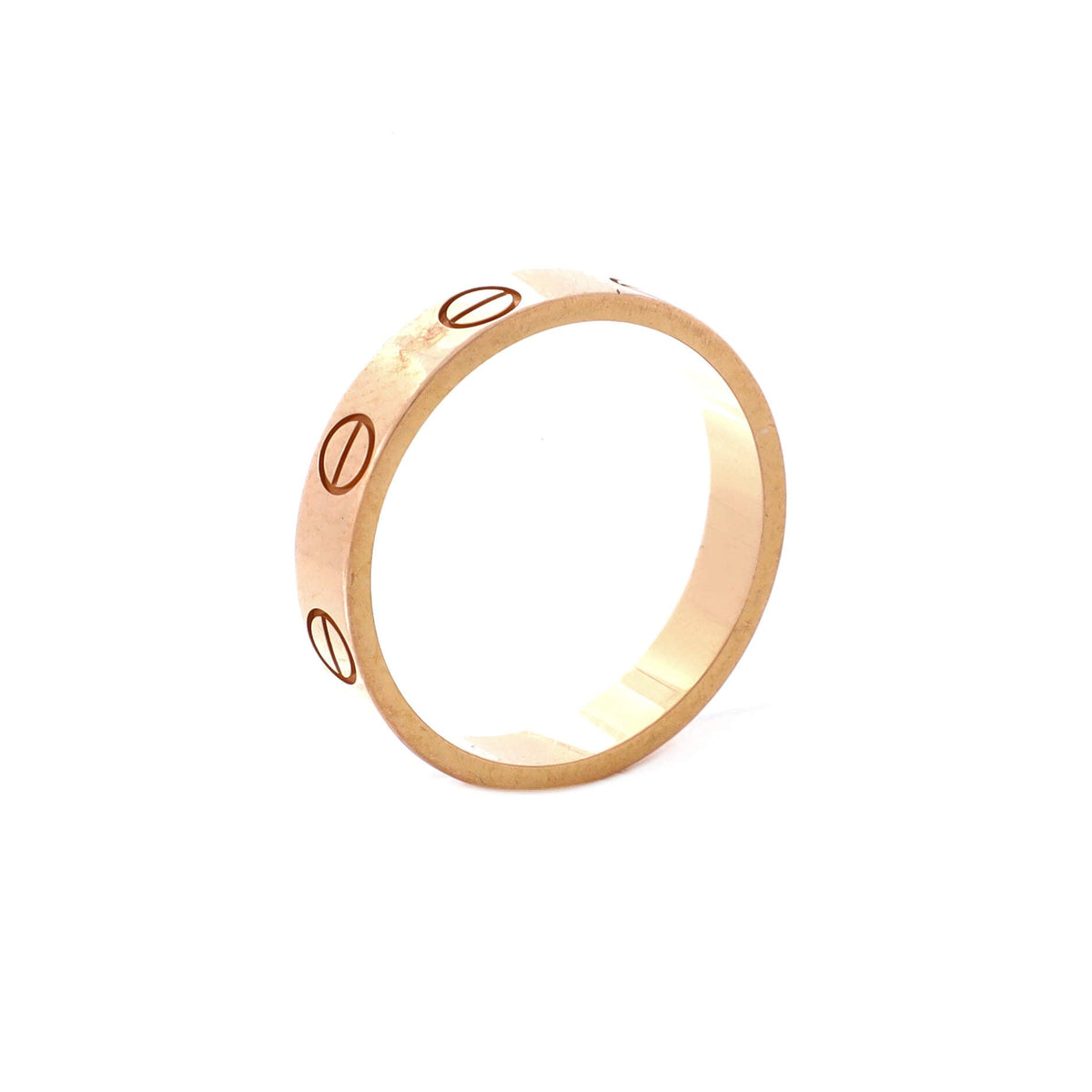 Love Wedding Band Ring 18K Rose Gold