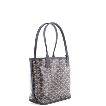 Anjou Reversible Tote Coated Canvas Mini