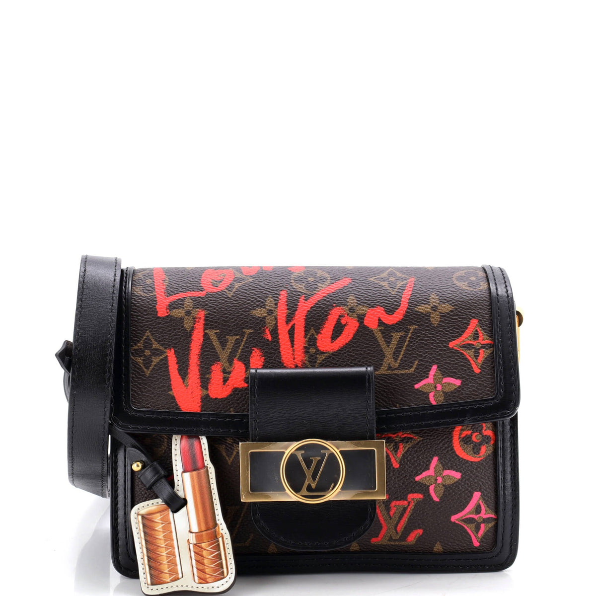 Dauphine Shoulder Bag Limited Edition Fall in Love Monogram Canvas Mini