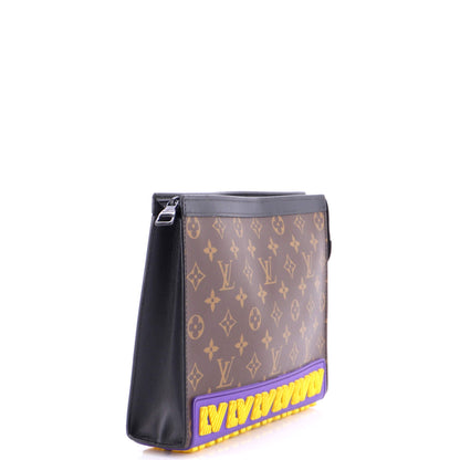 Pochette Voyage Limited Edition LV Rubber Monogram Canvas MM