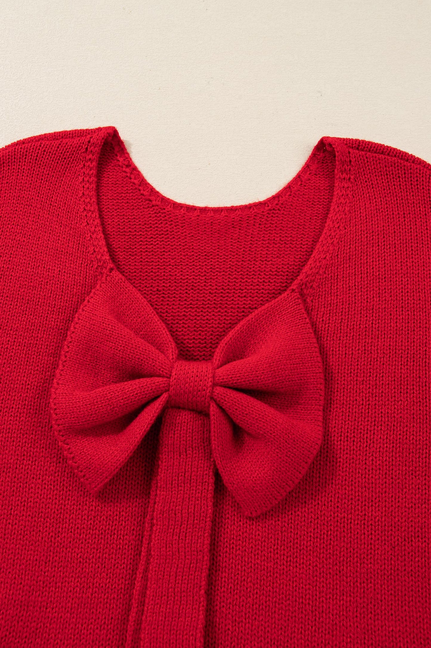 Threaded Pear Addison Backless Bubble Sleeve Sweater