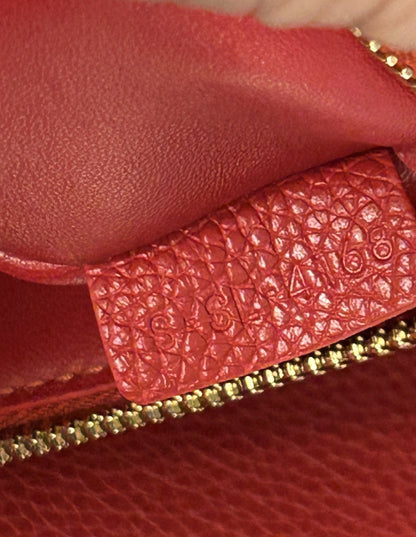 16 Top Handle Bag Grained Calfskin Medium