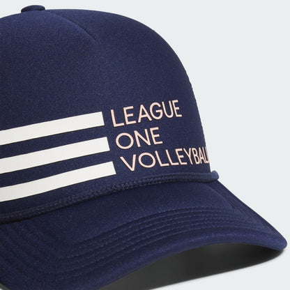 Collegiate Navy / Rose / White-