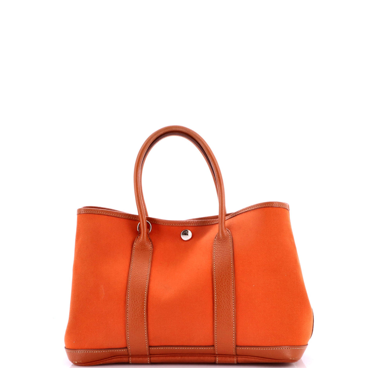 Garden Party Tote Toile and Leather 30