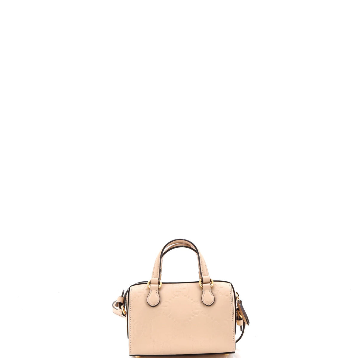 Convertible Boston Bag Jumbo GG Embossed Leather Super Mini