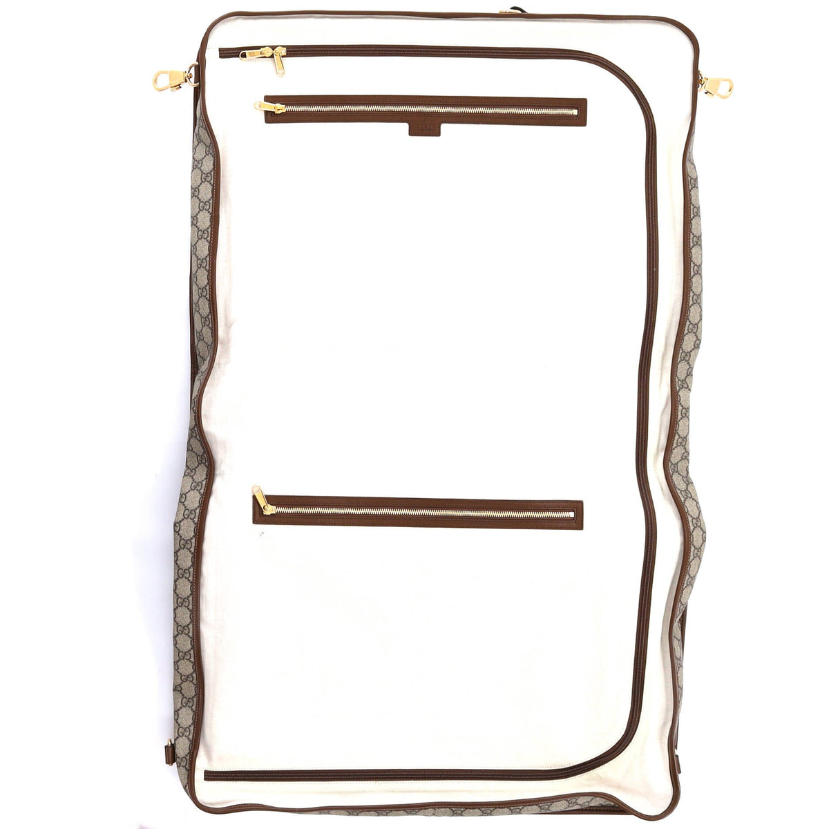 Retro Interlocking G Garment Bag GG Coated Canvas