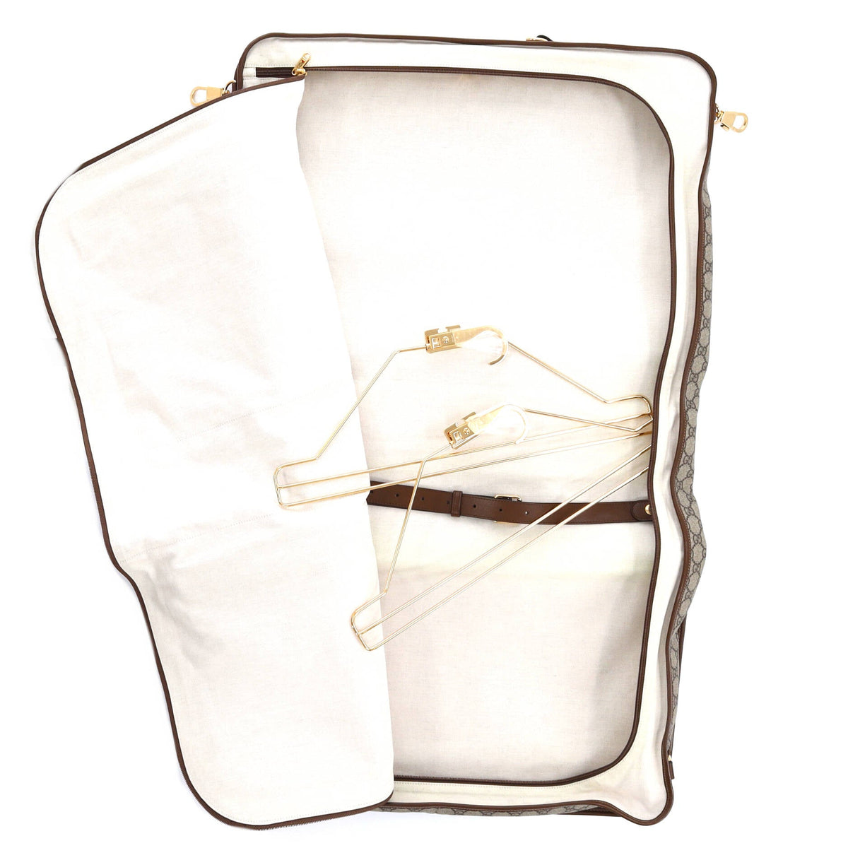 Retro Interlocking G Garment Bag GG Coated Canvas