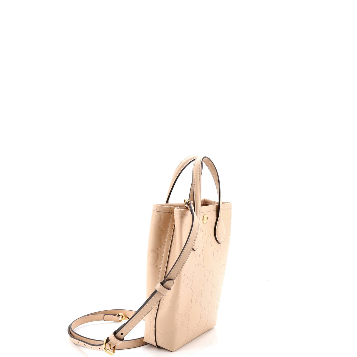 Vertical Tote GG Embossed Leather Mini
