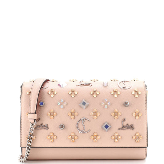 Paloma Clutch Embellished Leather Small