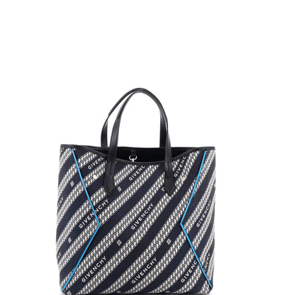 Bond Shopper Tote Logo Jacquard Canvas Medium