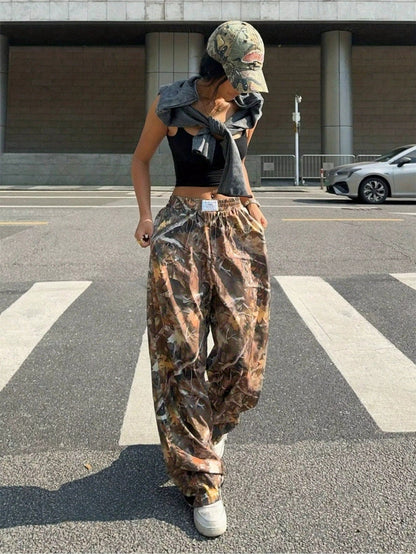 🧢 Women's Y2K Camouflage Cargo Pants