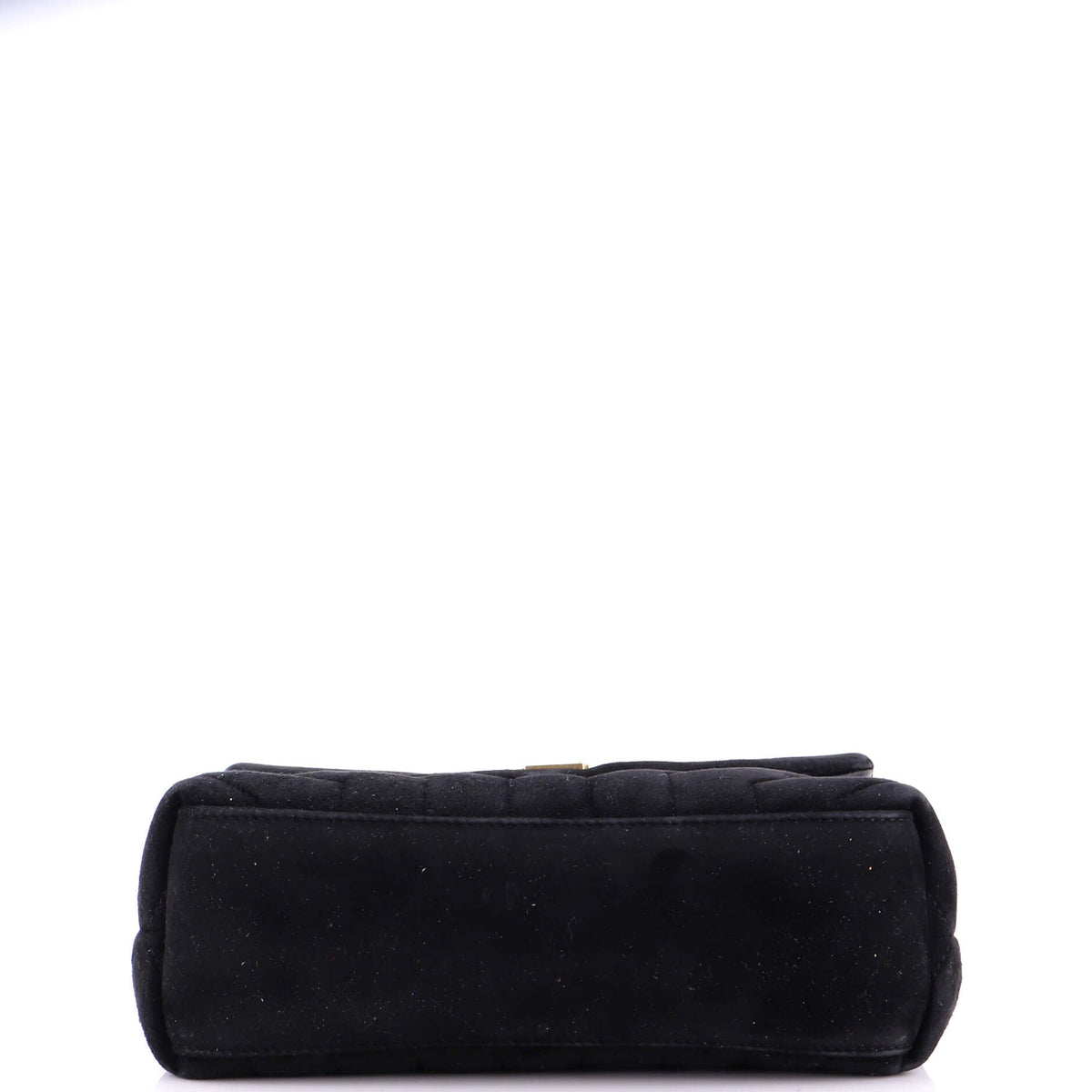 Loulou Shoulder Bag Matelasse Chevron Suede Small
