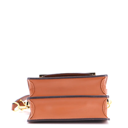 Dauphine Lock XL Shoulder Bag Reverse Monogram Canvas Mini