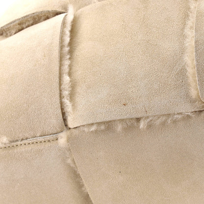 Arco Tote Suede and Shearling Small