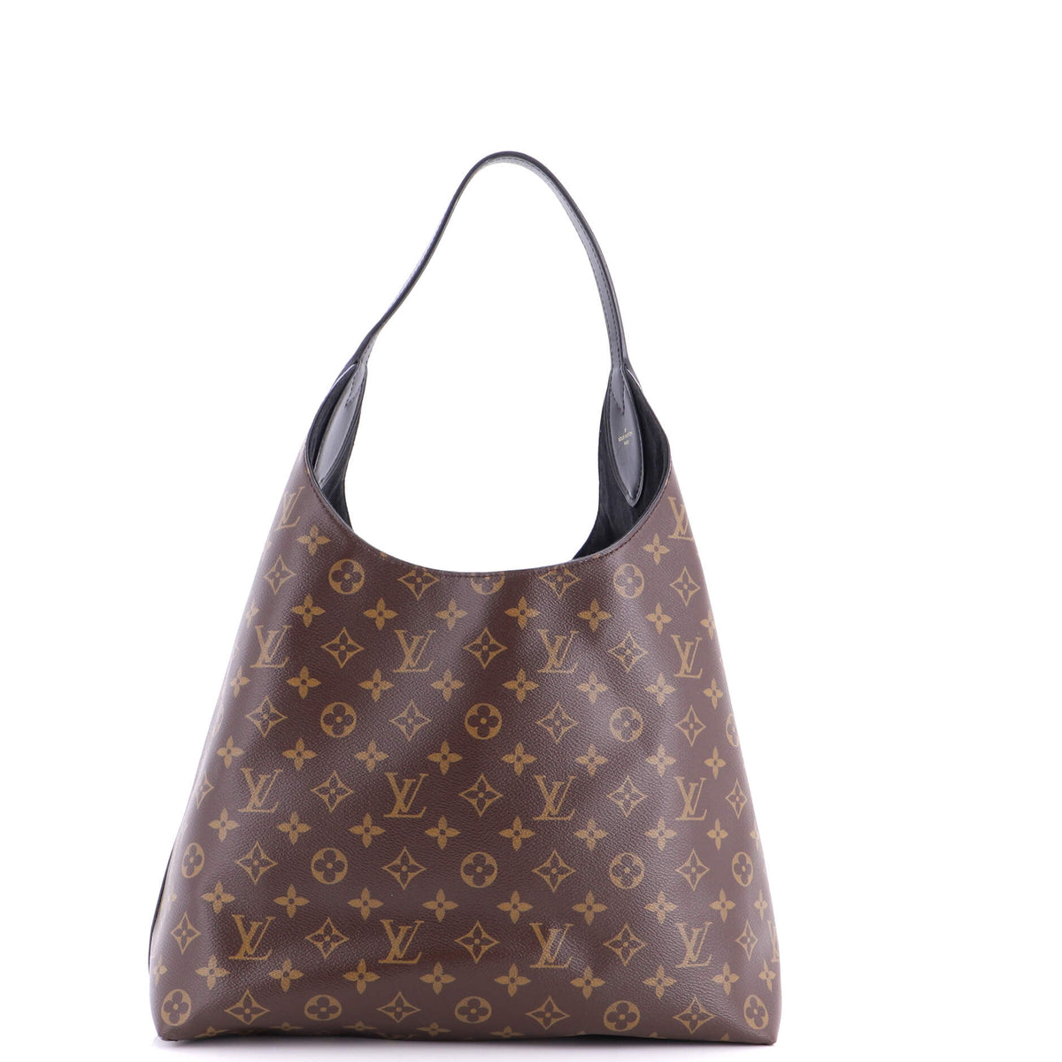 Flower Hobo Monogram Canvas with Leather