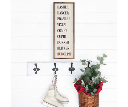 Kendrick Home Santa's Reindeer White 2