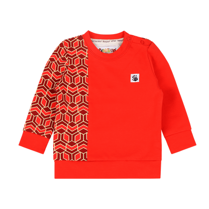 Red Geometric-