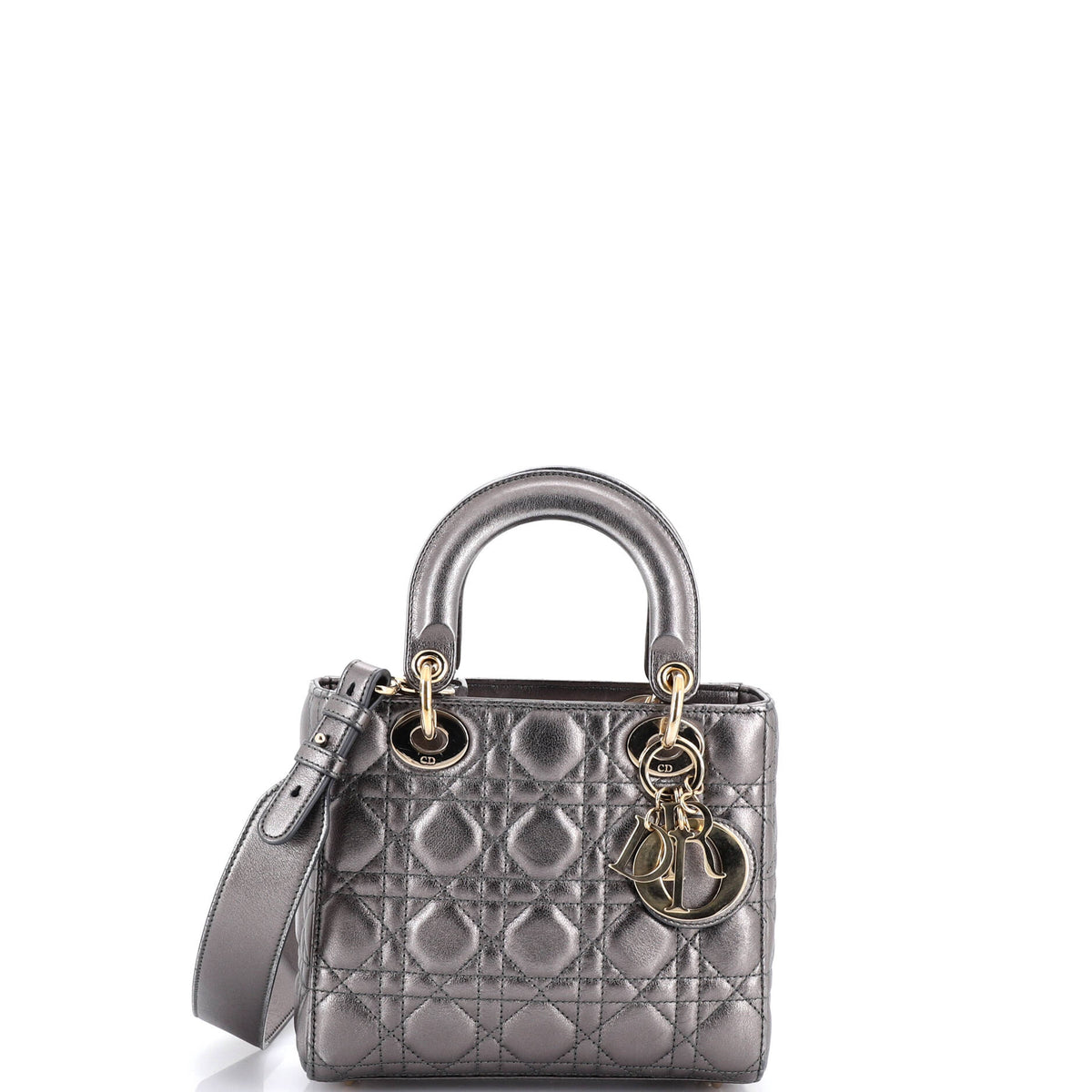 My ABCDior Lady Dior Bag Metallic Cannage Quilt Leather