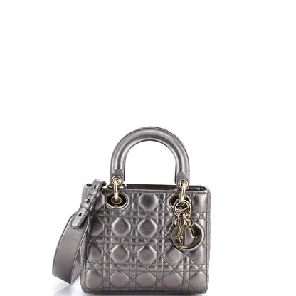 My ABCDior Lady Dior Bag Metallic Cannage Quilt Leather