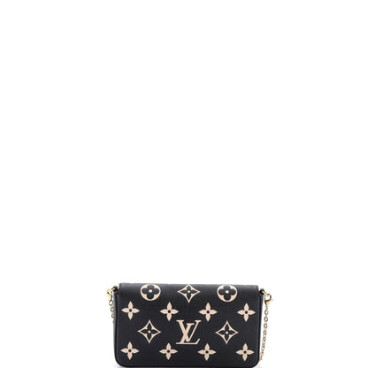Felicie Pochette Bicolor Monogram Empreinte Giant