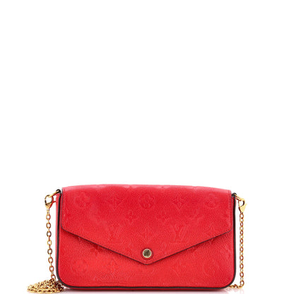Felicie Pochette Monogram Empreinte Leather