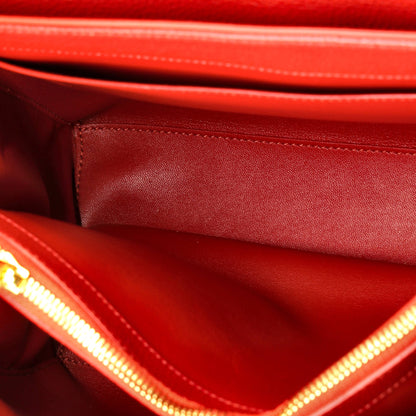 16 Top Handle Bag Grained Calfskin Medium