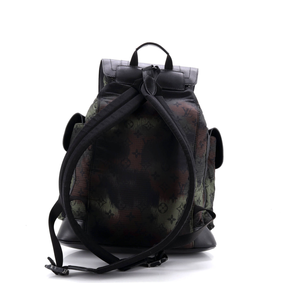 Christopher Backpack Limited Edition Camouflage Monogram Nylon with Leather PM