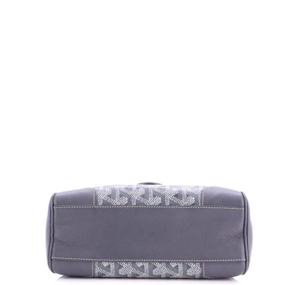 Saigon Top Handle Bag Coated Canvas with Leather Mini