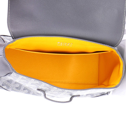 Saigon Top Handle Bag Coated Canvas with Leather Mini