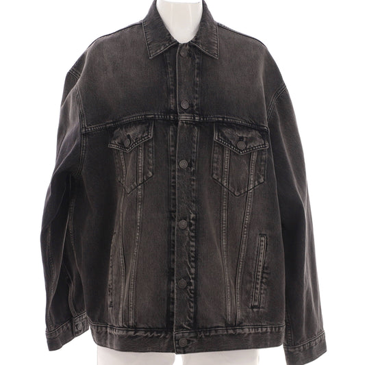 Logo Oversized Jacket Denim