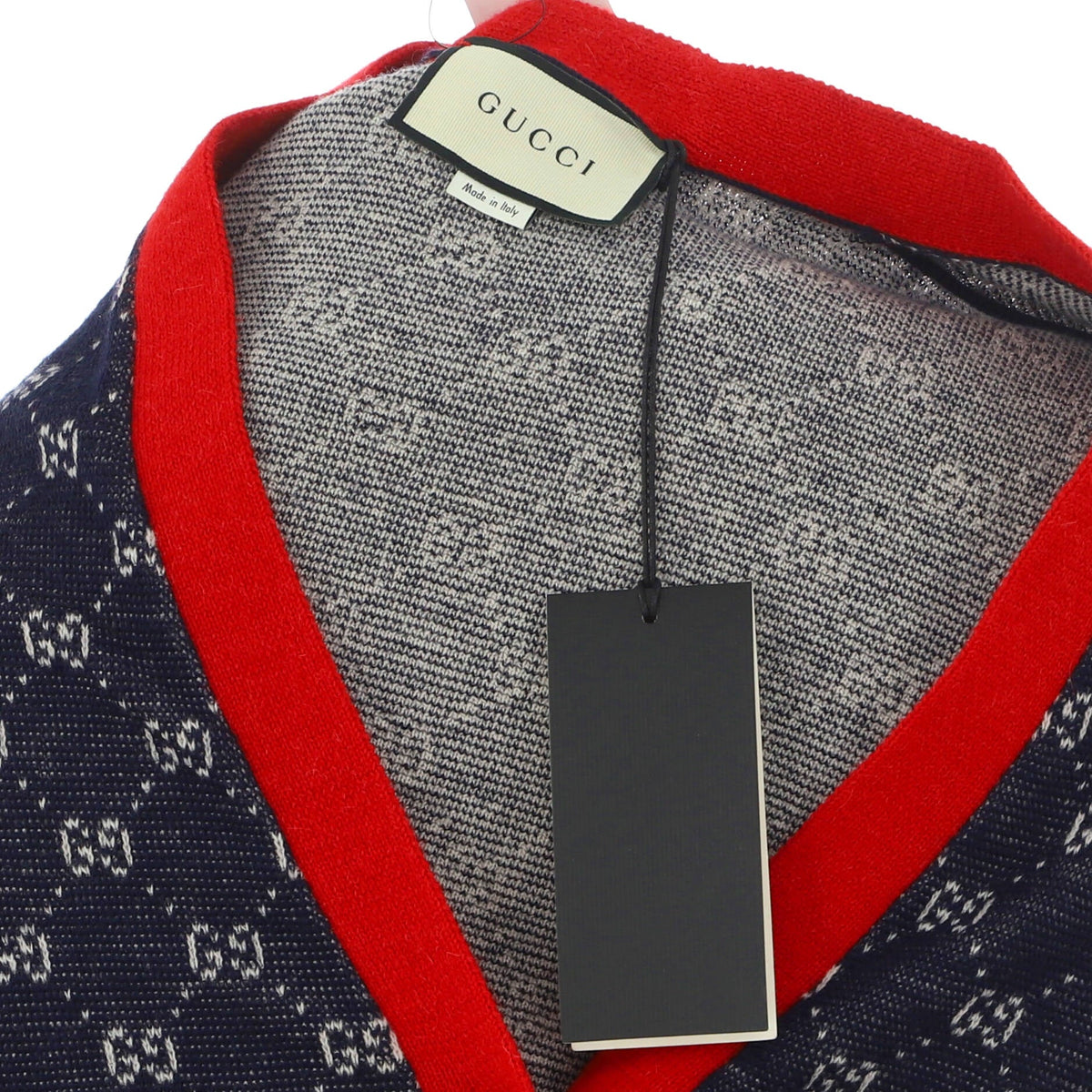 Women's V-Neck Cardigan GG Wool