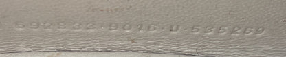 Hourglass Top Handle Bag Crocodile Embossed Leather XS