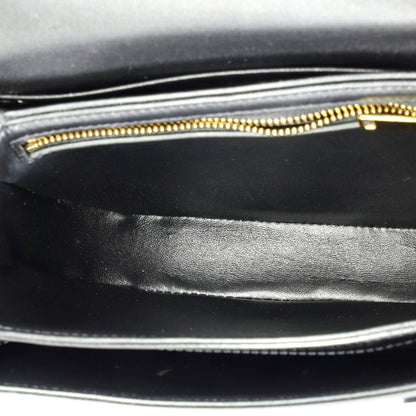 Triomphe Besace Clea Chain Flap Bag Leather