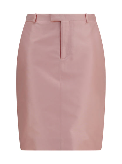 Skirt Silk Faille Hopeful Pink