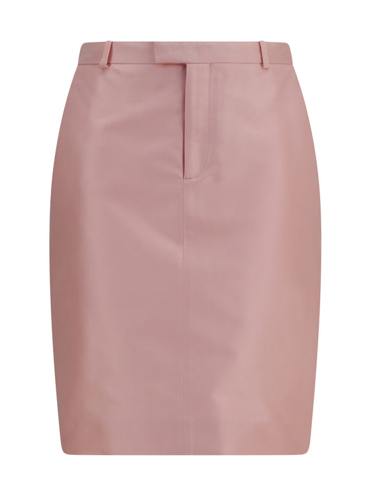 Skirt Silk Faille Hopeful Pink