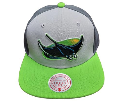 Mitchell & Ness Men's MLB Triple Play Liberty Snapback Coop Rays Snapback Caps