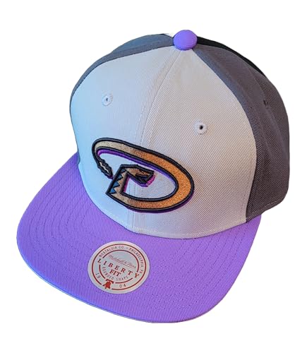 Mitchell & Ness Men's MLB Triple Play Liberty Snapback Coop Diamondbacks Snapback Caps