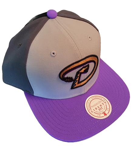 Mitchell & Ness Men's MLB Triple Play Liberty Snapback Coop Diamondbacks Snapback Caps