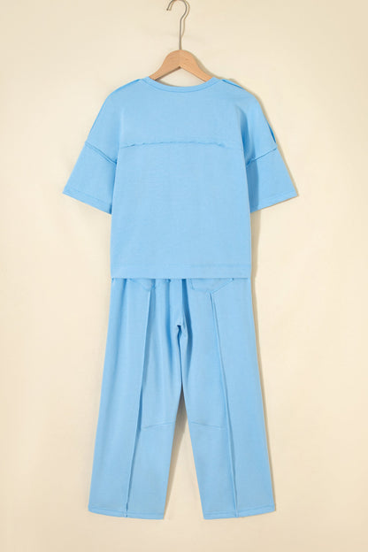 Threaded Pear Rebecca Drop Shoulder Boxy Tee